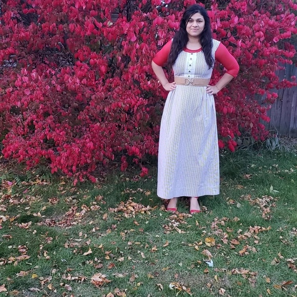 Handmade Vintage Boho Maxi Dress - Picture 8 of 8